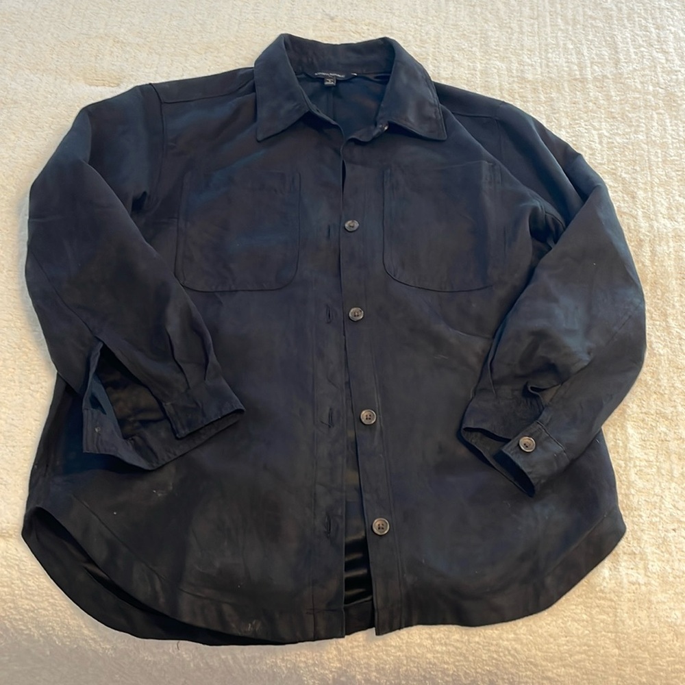 Banana Republic faux suede shacket